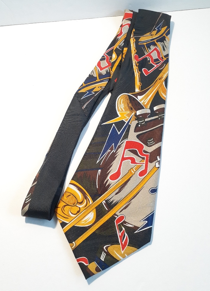 Dimoda Band Music Handmade Mens Necktie